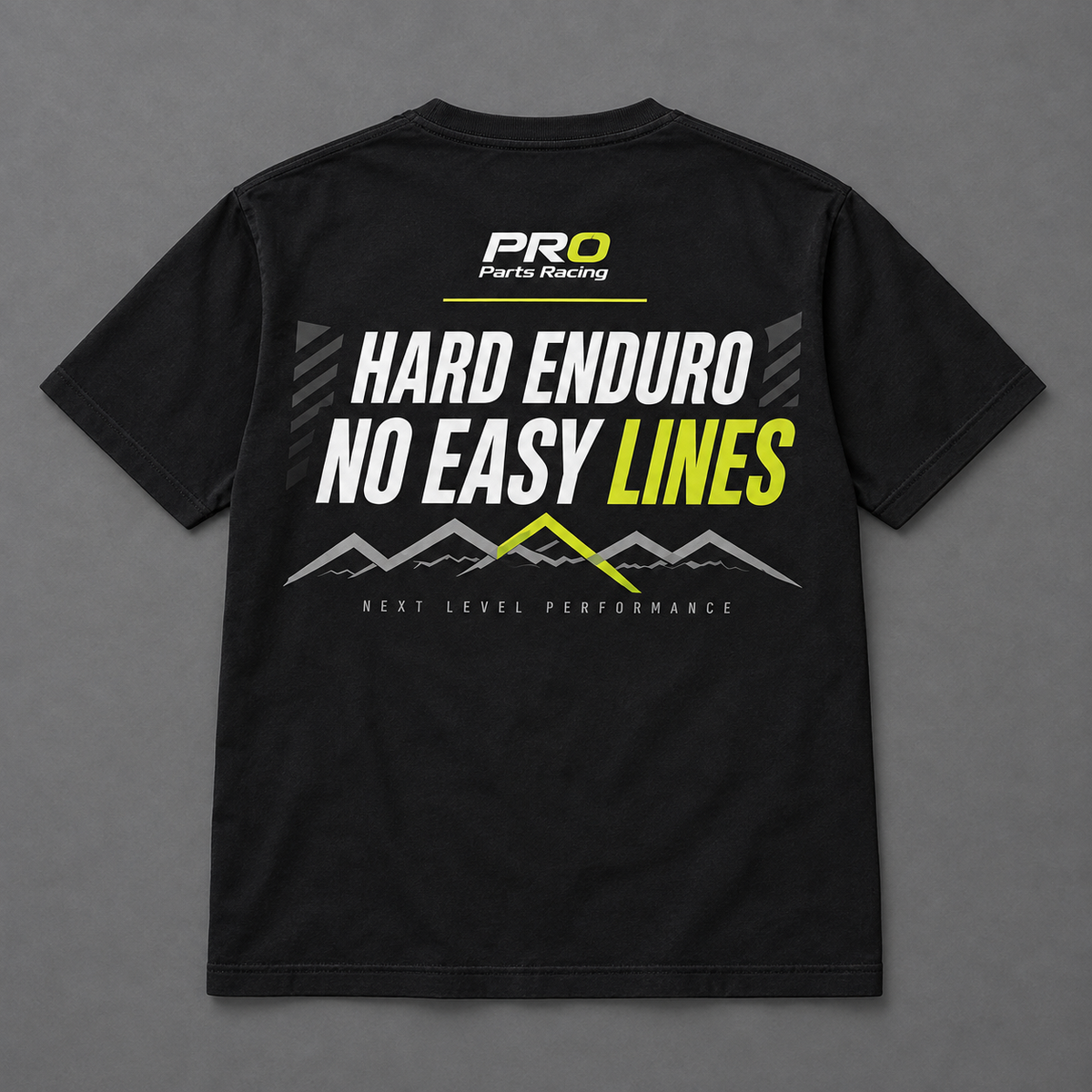 Camiseta PRO Parts Racing Hard Enduro «No Easy Lines»