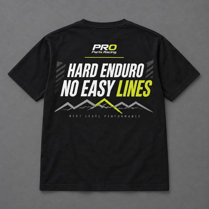Camiseta PRO Parts Racing Hard Enduro «No Easy Lines»