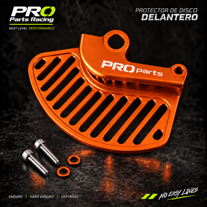 RHINO GUARD • Protector de Disco Delantero CNC KTM / Husqvarna 2015-2027 · GasGas 2021-2027 · Stark Varg EX/MX 2024-2027