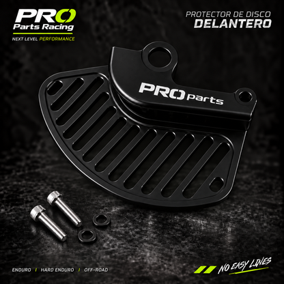 RHINO GUARD • Protector de Disco Delantero CNC KTM / Husqvarna 2015-2027 · GasGas 2021-2027 · Stark Varg EX/MX 2024-2027