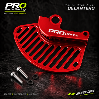 RHINO GUARD • Protector de Disco Delantero CNC KTM / Husqvarna 2015-2027 · GasGas 2021-2027 · Stark Varg EX/MX 2024-2027