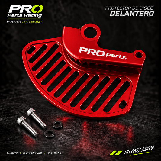 RHINO GUARD • Protector de Disco Delantero CNC KTM / Husqvarna 2015-2027 · GasGas 2021-2027 · Stark Varg EX/MX 2024-2027