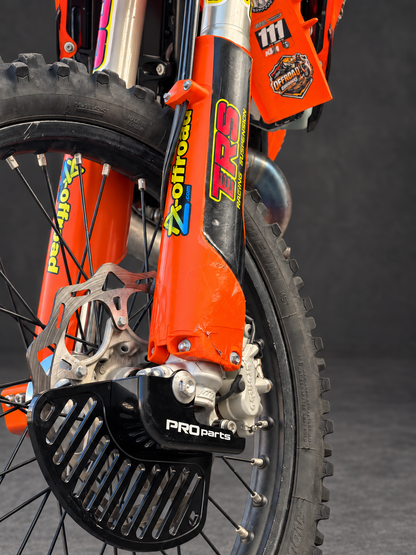 RHINO GUARD • Protector de Disco Delantero CNC KTM / Husqvarna 2015-2027 · GasGas 2021-2027 · Stark Varg EX/MX 2024-2027
